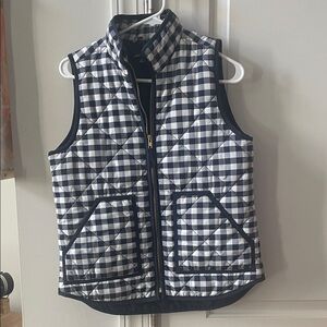 Checkered Quilted Vest